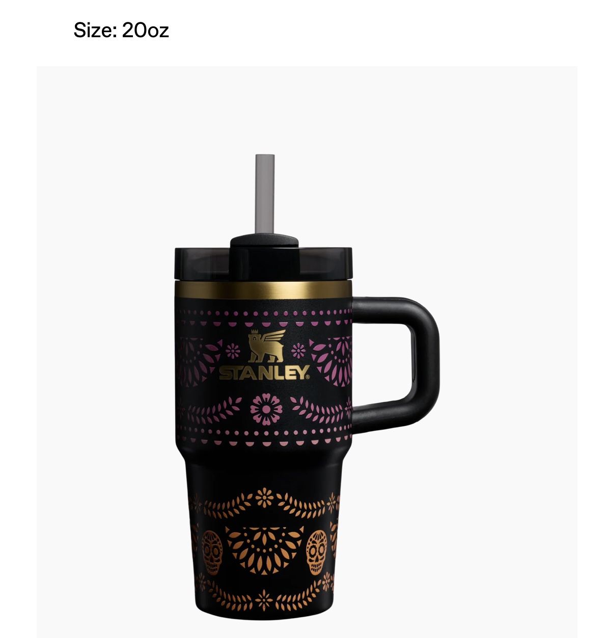 New Stanley 20 Oz Catrina ( Dia De Los Muertos )