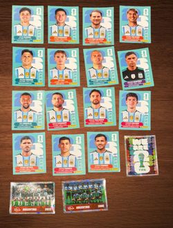 WORLD CUP 2026 PANINI STICKER. MÉXICO SOCCER TEAM. LOT OF 18STICKERS. BRASIL EDITION.