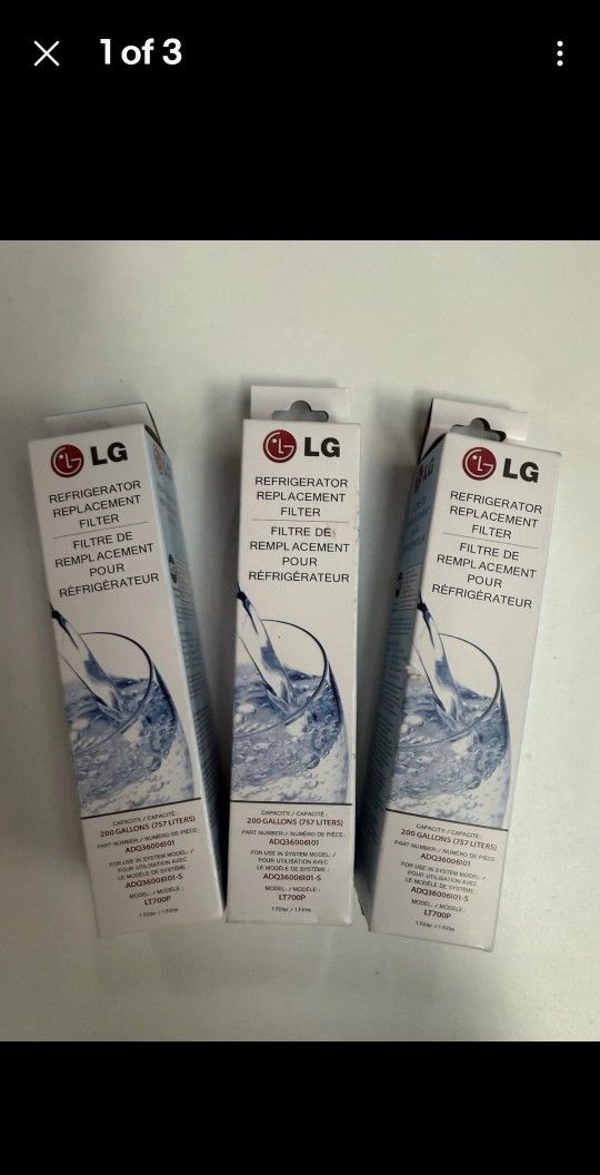 LG LT700 water filter. New In Box