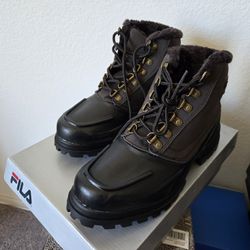 Fila Men's Weathertec Sherling Boot, Size 9.5