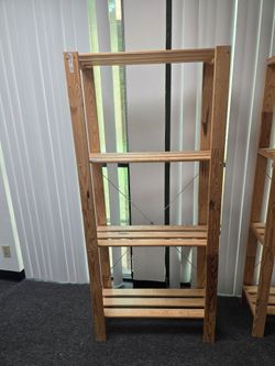 Wooden ikea shelves bookshelf organization