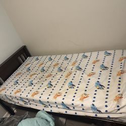 *** 2 Twin Beds W Mattress Can Be Stacked For Bunk Bed. Take One Of Both Need Gone By End Of Day Friday 