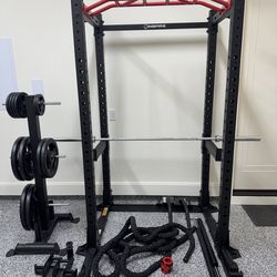 Gym Rack and Weights For Sale