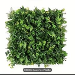 Artificial Green Wall with Flowers