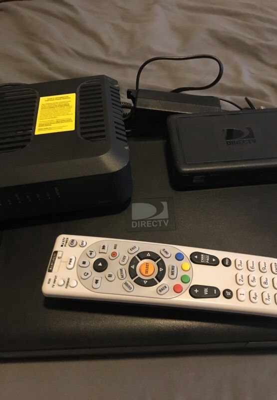 DIRECTv RECEIVER (audio video apparatus) BOX MODEL HR44-200, Complete w/ SWM CABLES, DTV ACTIVATION CARD, Remotes, CISCO DIGITAL HOME PHONE SERVICE MO