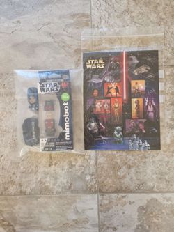 Star Wars Mimobot flashdrive and Stamps
