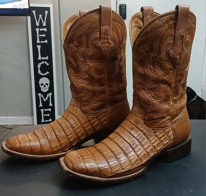 Caiman Exotic Resistol Boots 11.5 B