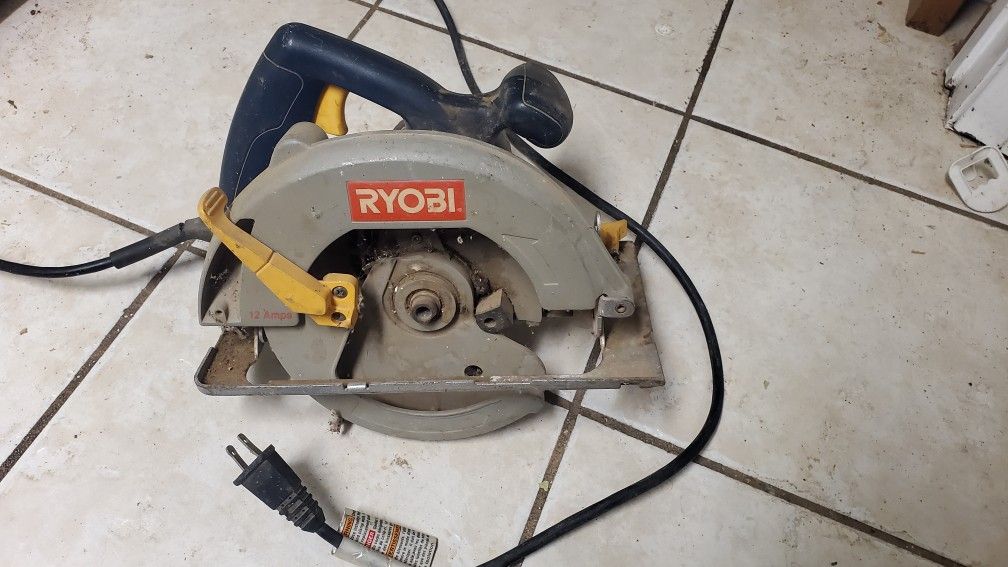 Ryobi CSB121 7 1/4" Circular Saw 12 Amp 4600 RPM Electric Corded