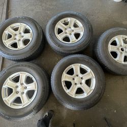 Jeep Wrangler Stock Wheels & Tires 245/75/17