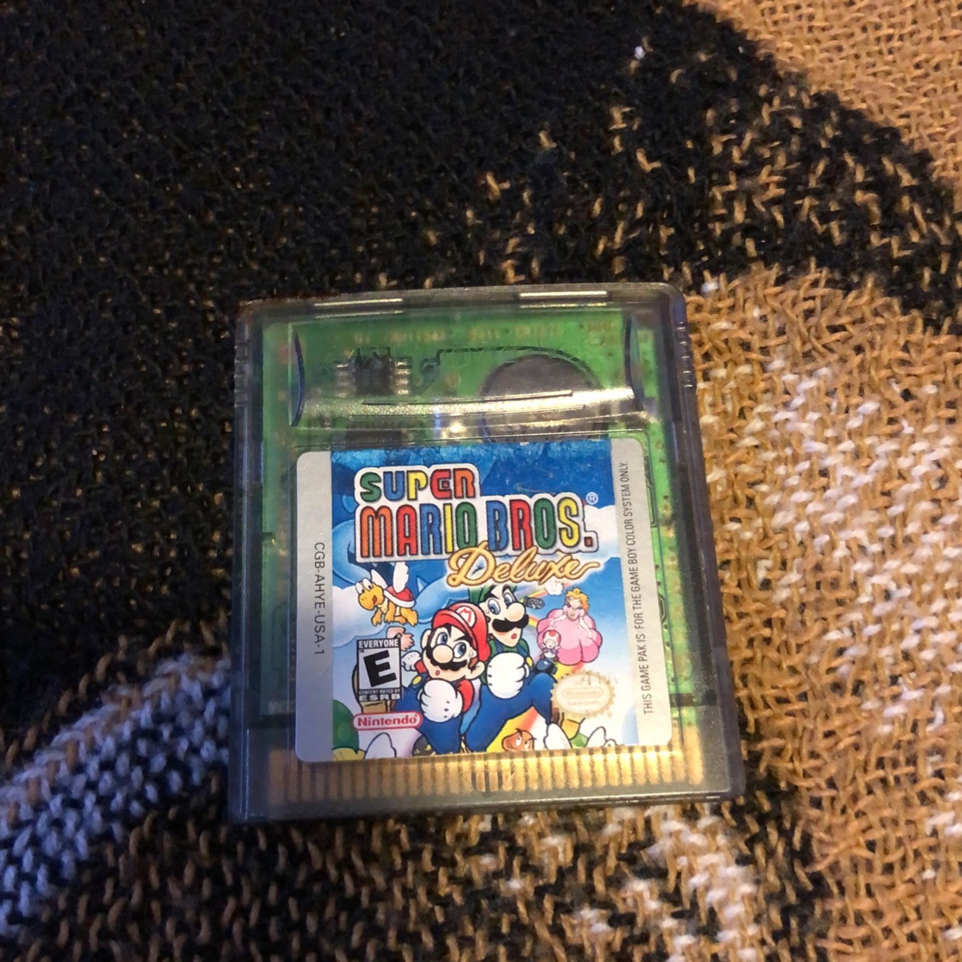 Nintendo Gameboy Color Super Mario Bros Deluxe