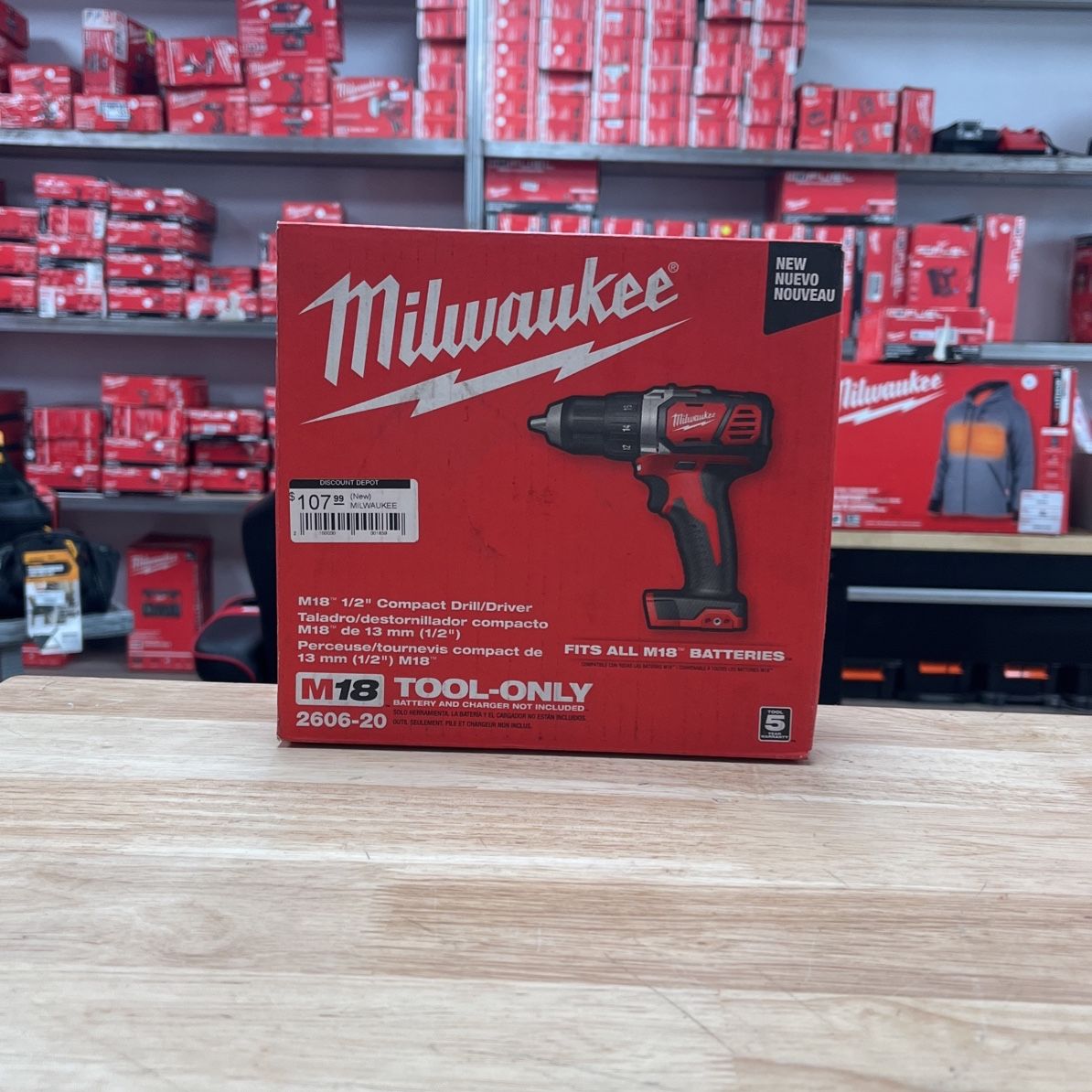 Milwaukee M18 18V Lithium-Ion Cordless 1/2 in. Drill Driver (Tool-Only)