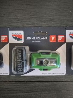 Glacier 3 mode headlamps