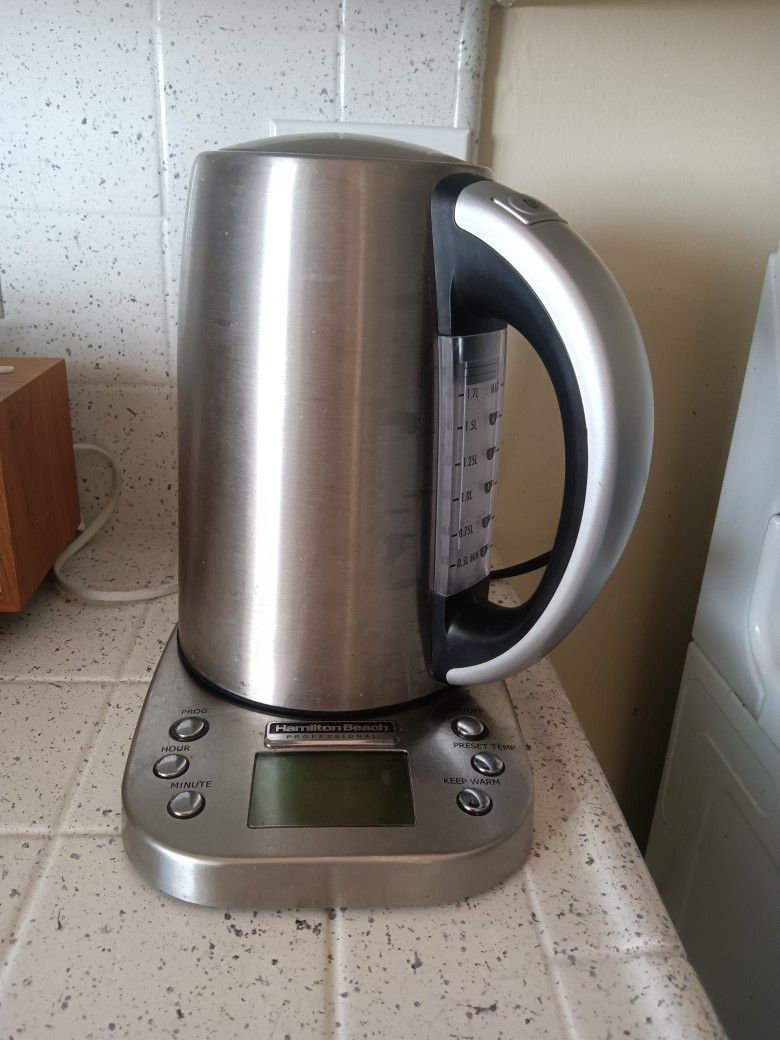 Hamilton beach professional digital kettle