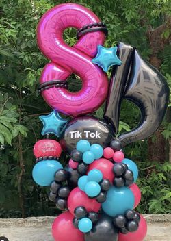 Tiktok Balloons Bouquet