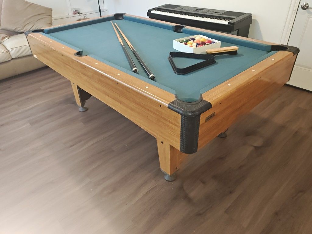 Pool Table Engineered Wood Top 79"x 44"