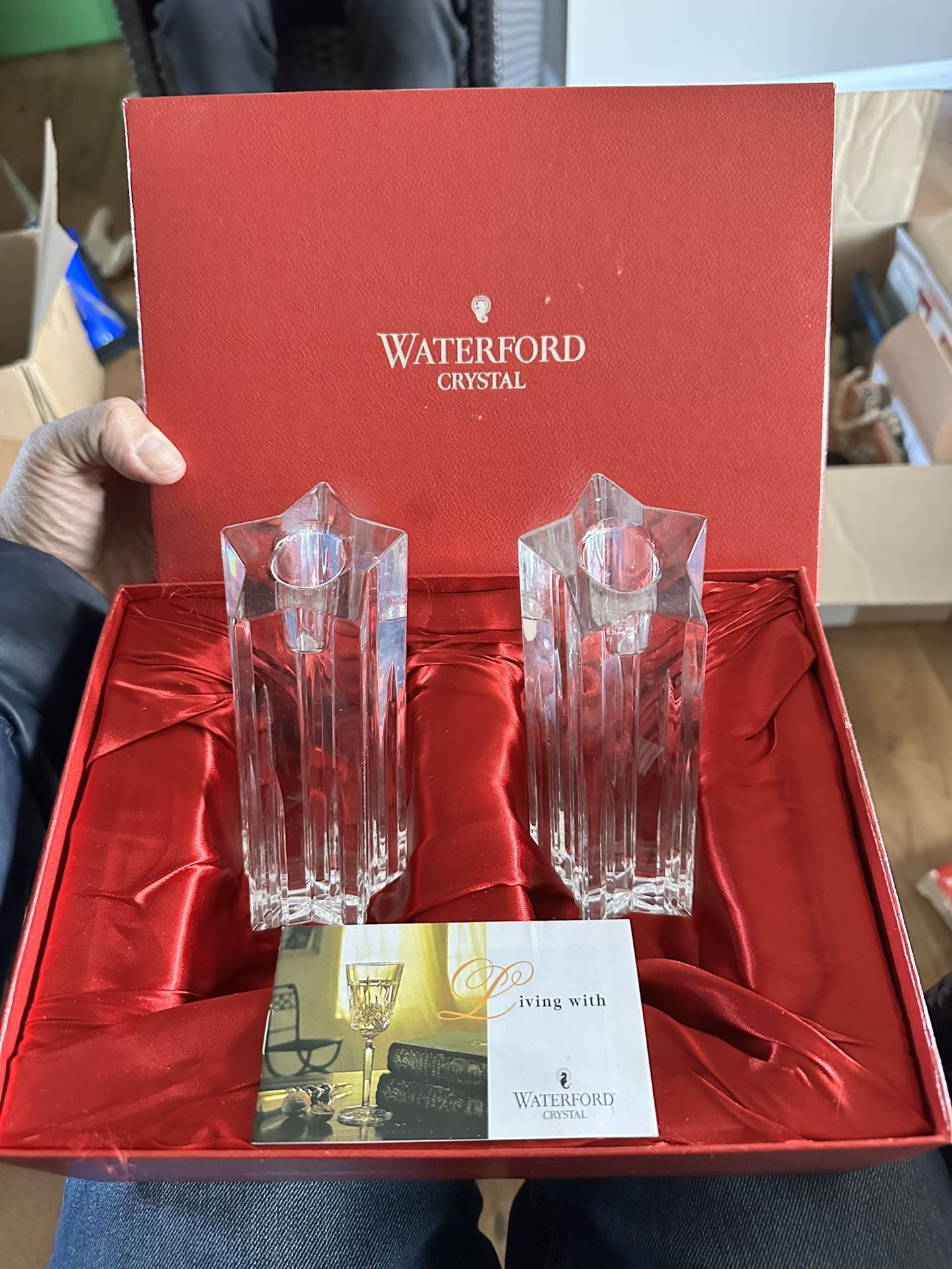 Waterford Crystal Candle Holders