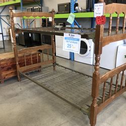Basic Wood Bunk Bed 80.5” X 42” X 61”h Sale Priced!