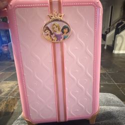 Disney Princess Pink Suitcase 7 Dlls 