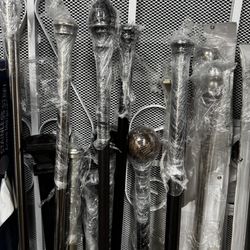 Curtains Rods / $5 Each / No Hardware/ Sold As Is