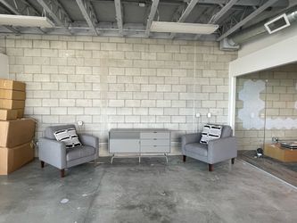 Gray Chairs Set of 2