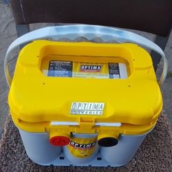 New Yellow Top Optima Battery