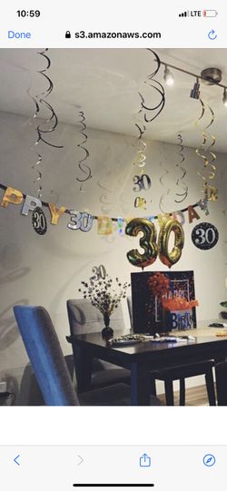 #30 party decorations