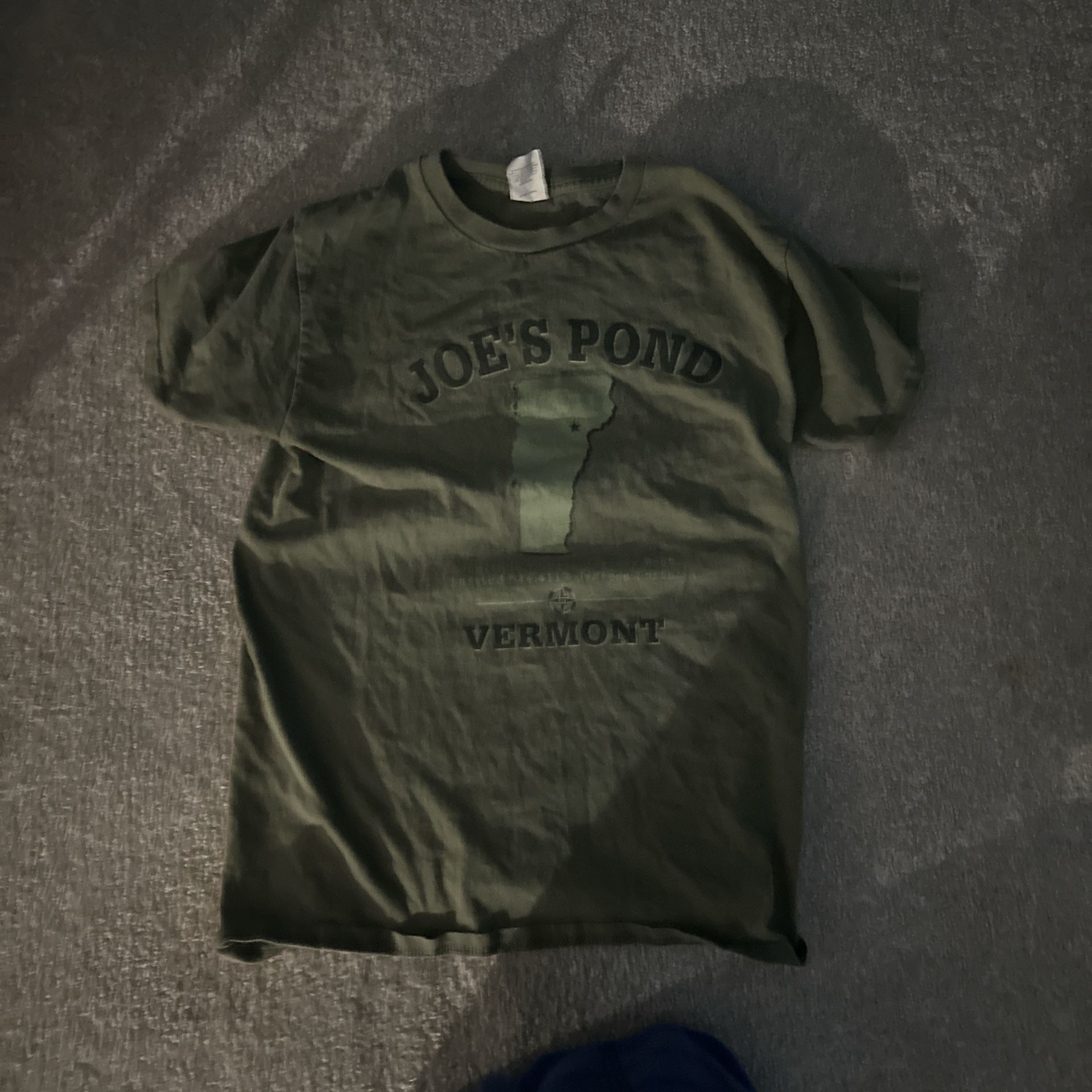 Joes Pond Vermont Green Shirt