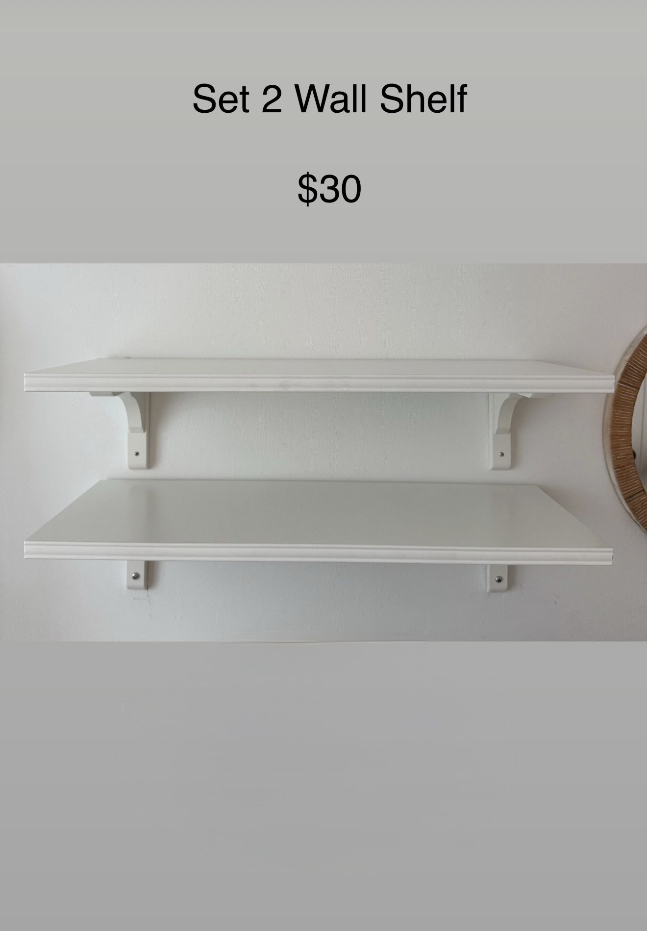 Set 2 Wall Shelf