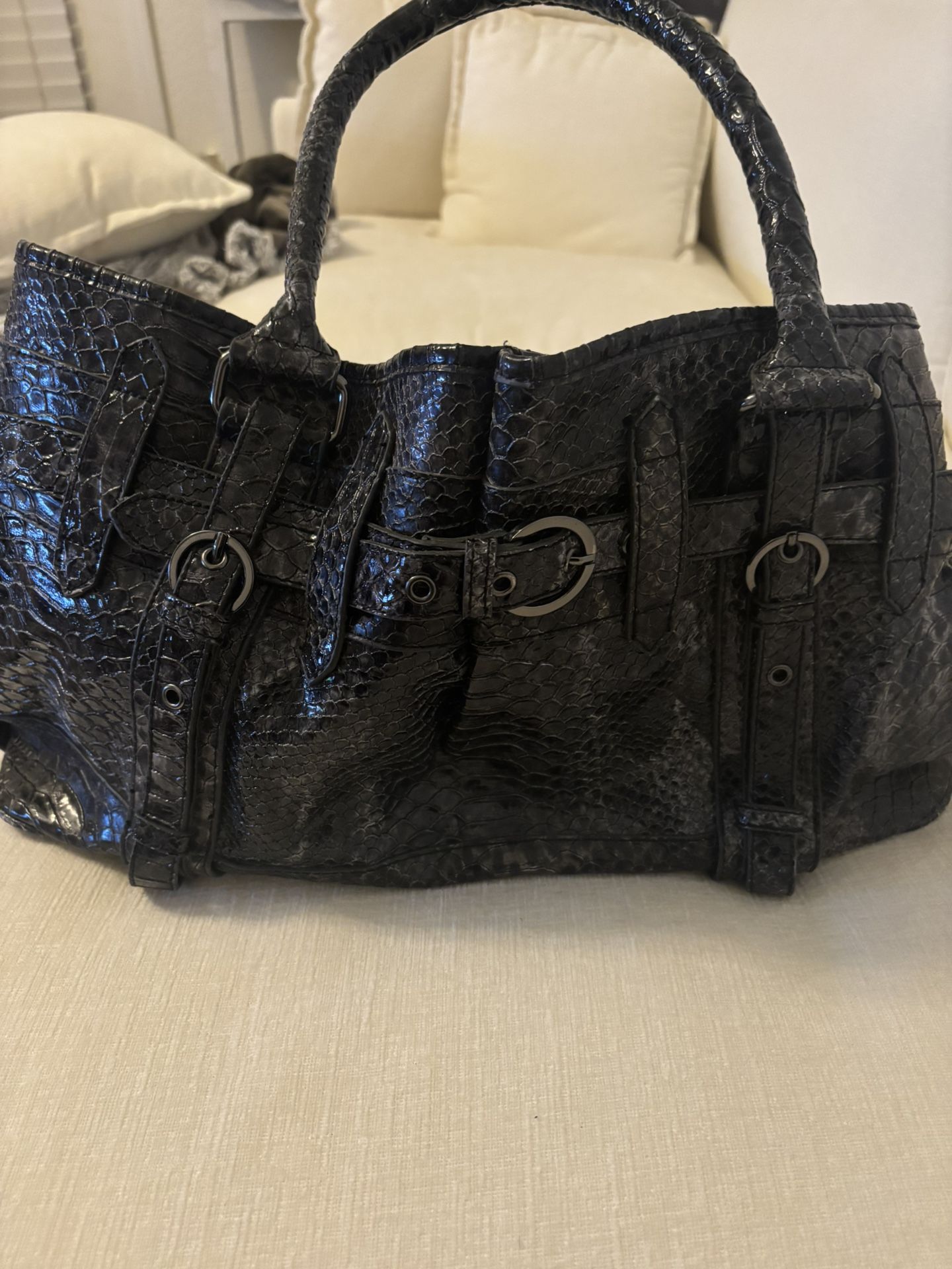 Crocodile Pattern Handbag