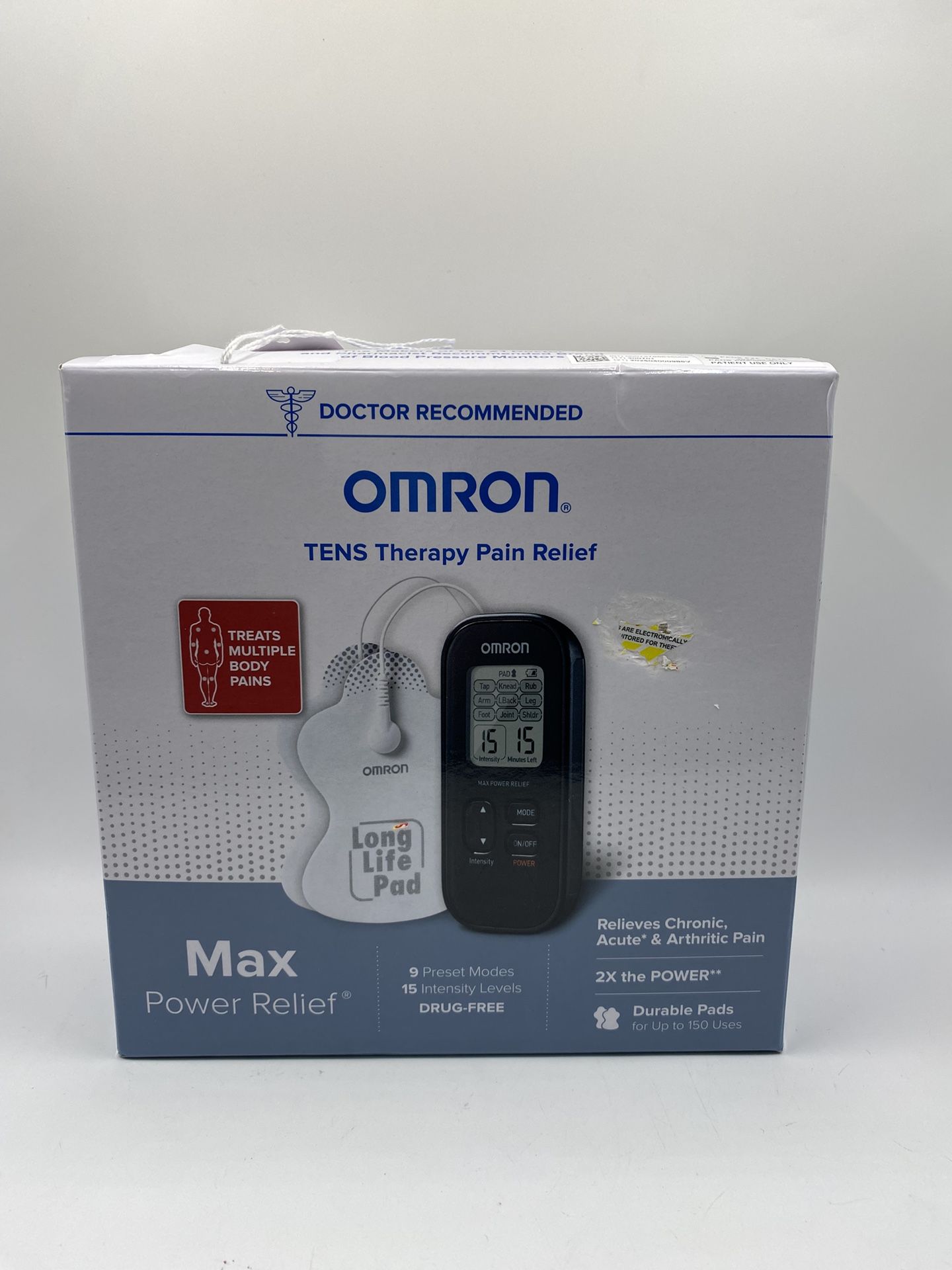 Omron PM500 Max Power Relief Pads TENS Therapy Pain Unit Device New