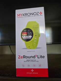 *New*MyKronoz ZeRound3 Lite Smartwatch