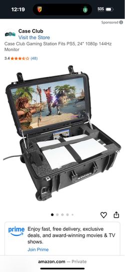 Portable PS5 gaming station