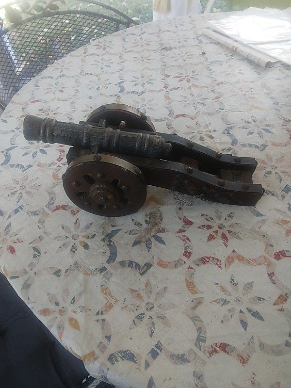 Large Vintage Replica Cannon From Mexico