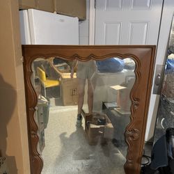 Brown Hangable Mirror + Edgeless Mirror 