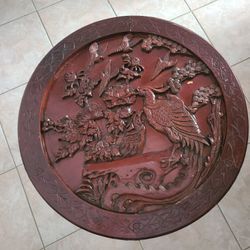 Oriental  Carved  Coffee  Table 