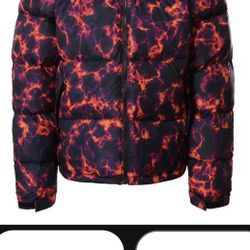 The North Face 1996 Printed Retro Nuptse 700 Fill Packable Jacket TNF Black Marble Camo Printj