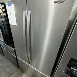 Whirlpool Stainless Steel Refrigerator Fridge 31 Cubic Feet 