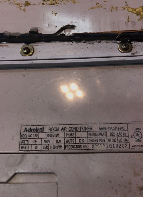 Admiral 12 000 Btu Air Conditioner For Sale In Boston Ma Offerup