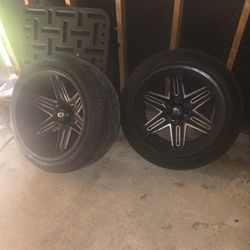 22 ×12 Inch Rims And Tires 