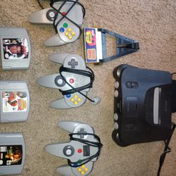 Nintendo 64 Upgraded All Cords And Games