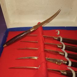 Vintage Thai Knife Set Of 6