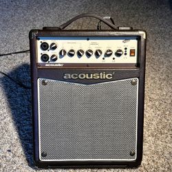 Acoustic A20 20 W Acoustic Guitar Amplifier Brown/Tan