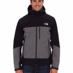 THE NORTH FACE MENS APEX BIONIC JACKET HOODIE SOFTSHELL HOODED COAT size XL