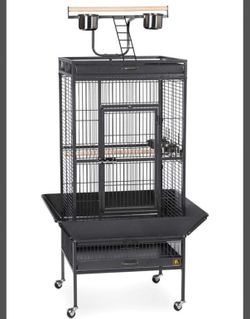 Prevue Hendryx Bird Cage Play Top Black