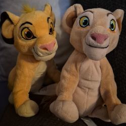 Disney's Lion 🦁 King Simba And Nala Plush Bundle 