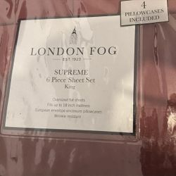 New 6 piece King sheet set