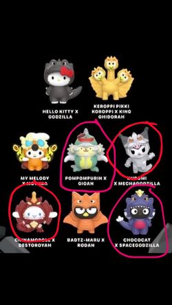 mcdonald pokemon hello kitty godzilla happy meal toys