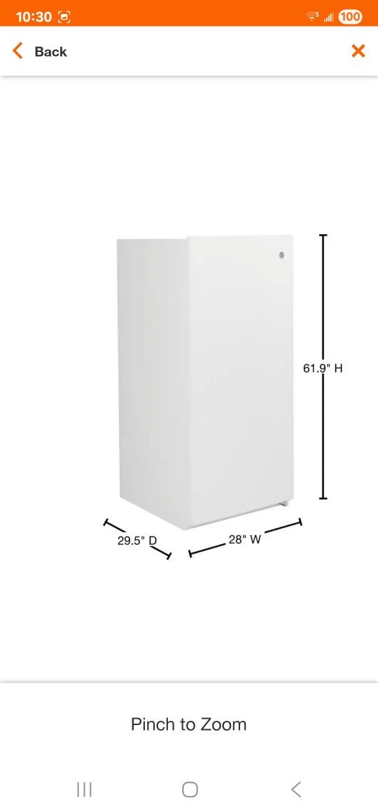 Upright Freezer BRAND NEW