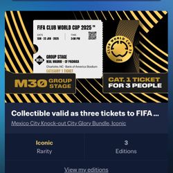 FIFA Club World Cup Tickets  Real Madrid Vs Pachuca 