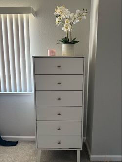 Mid-Century Modern White Dresser Set – Excellent Condition